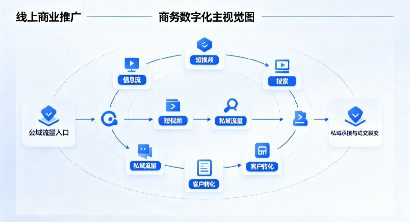 常熟市线上商业推广怎么做？全域流量闭环搭建与低成本转化实战指南